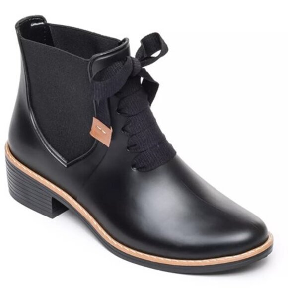Bernardo Stylish Rain Boot “Lacey” Womens Black Size 11 New Without Tags - Picture 10 of 10